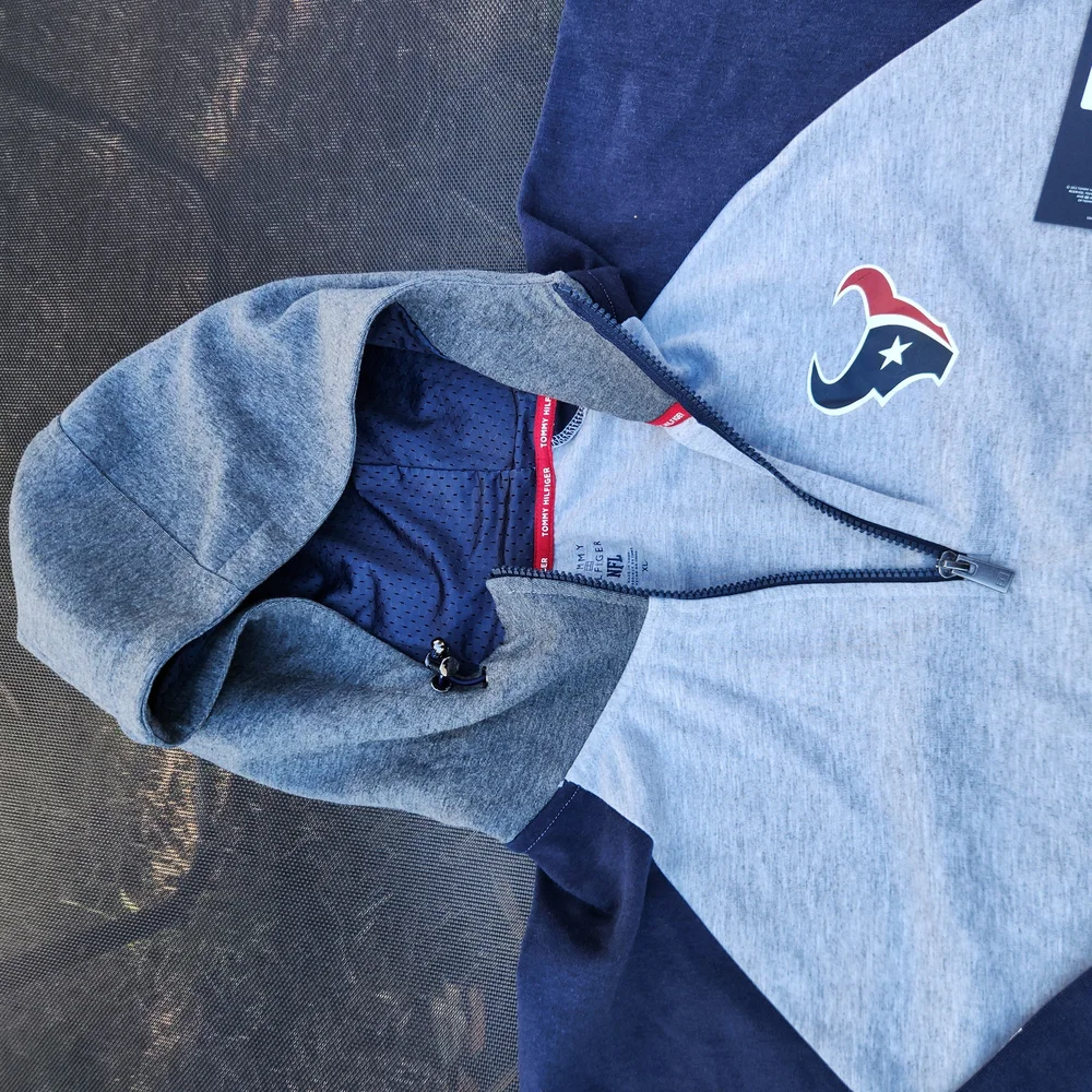 Houston Texans Gray and Navy Hoodie